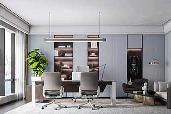 舟山轻奢风格-书房