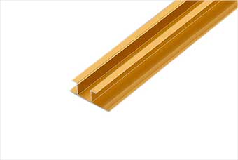 舟山航空纤维墙咔铝合金带灯中条（钛金氧化）