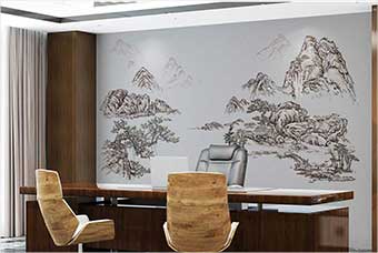 舟山森佰汇航空纤维墙咔（山水之间）