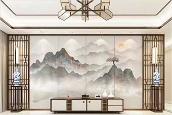 舟山森佰汇航空纤维（山水画系列）