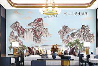 舟山森佰汇航空纤维墙咔（鸿运当头）